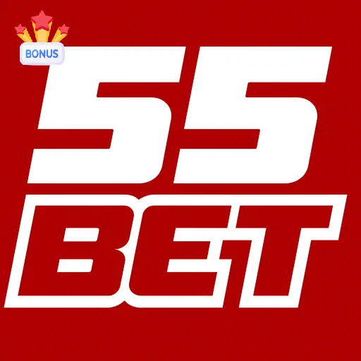 Imagem promovendo bônus 55bet com recompensas imperdíveis.