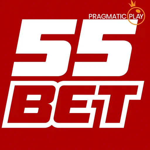 Imagem ilustrativa mostrando a plataforma 55bet com variedade de jogos online e provedores populares.